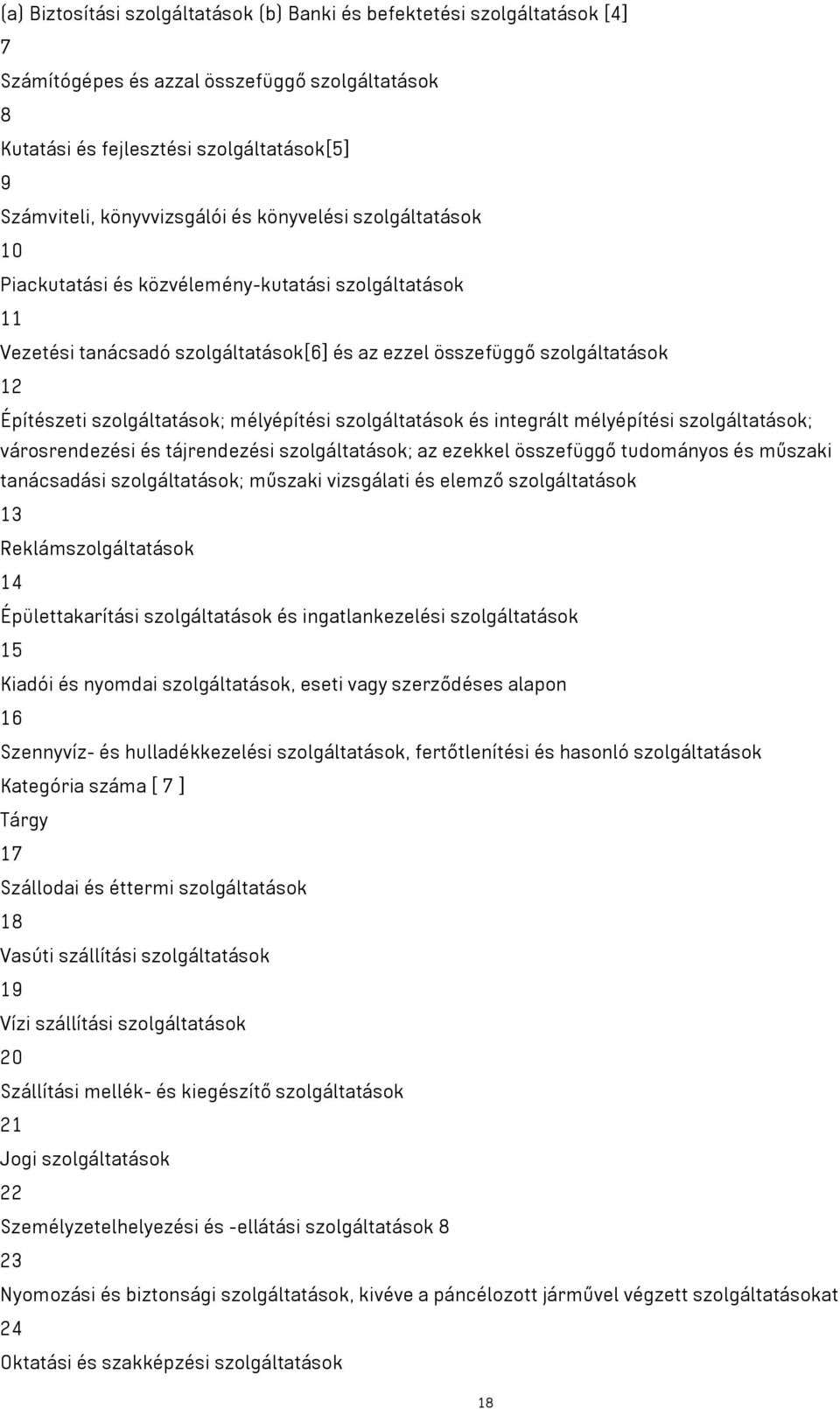 mélyépítési szolgáltatások és integrált mélyépítési szolgáltatások; városrendezési és tájrendezési szolgáltatások; az ezekkel összefüggő tudományos és műszaki tanácsadási szolgáltatások; műszaki