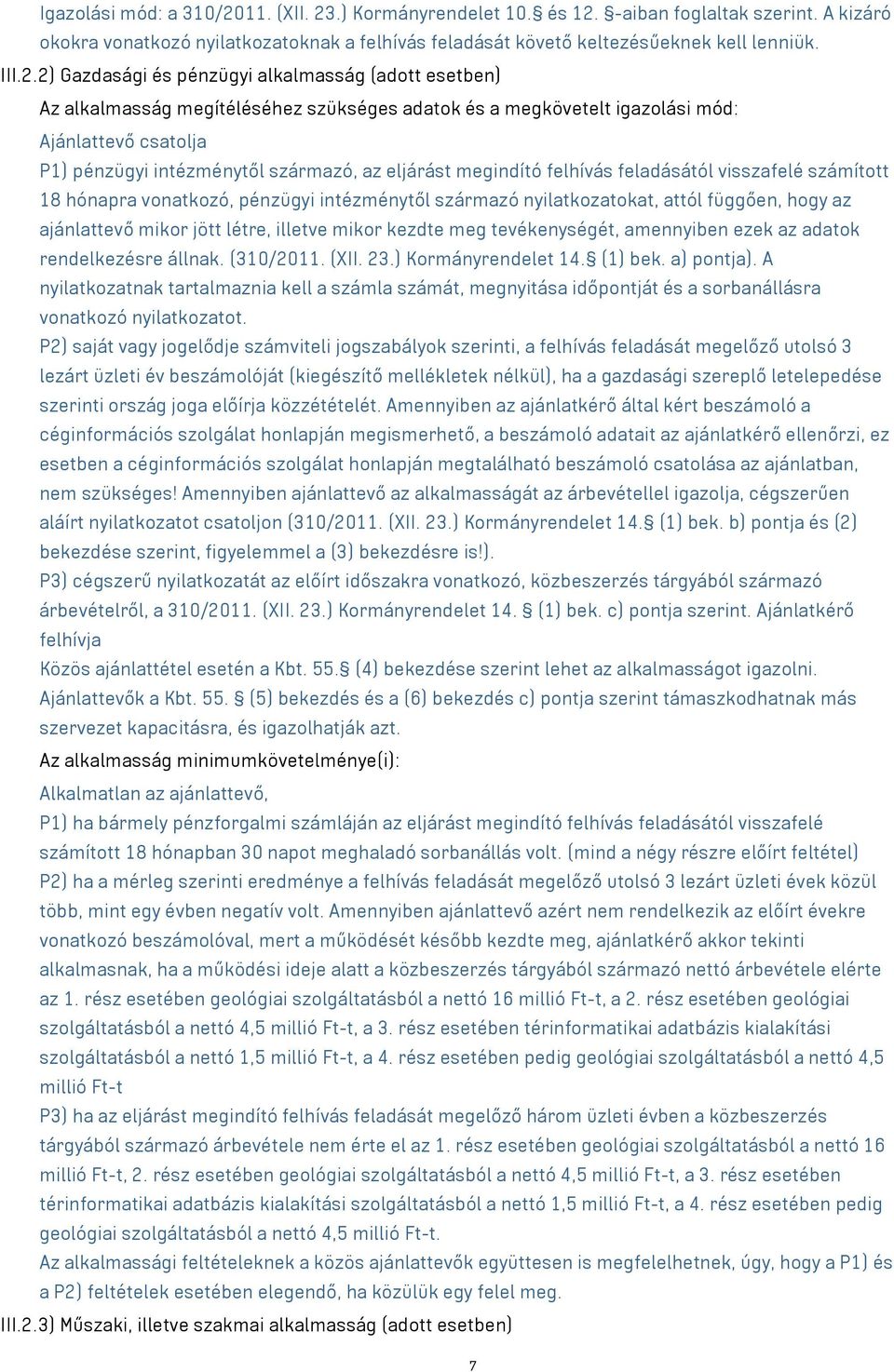 .) Kormányrendelet 10. és 12.