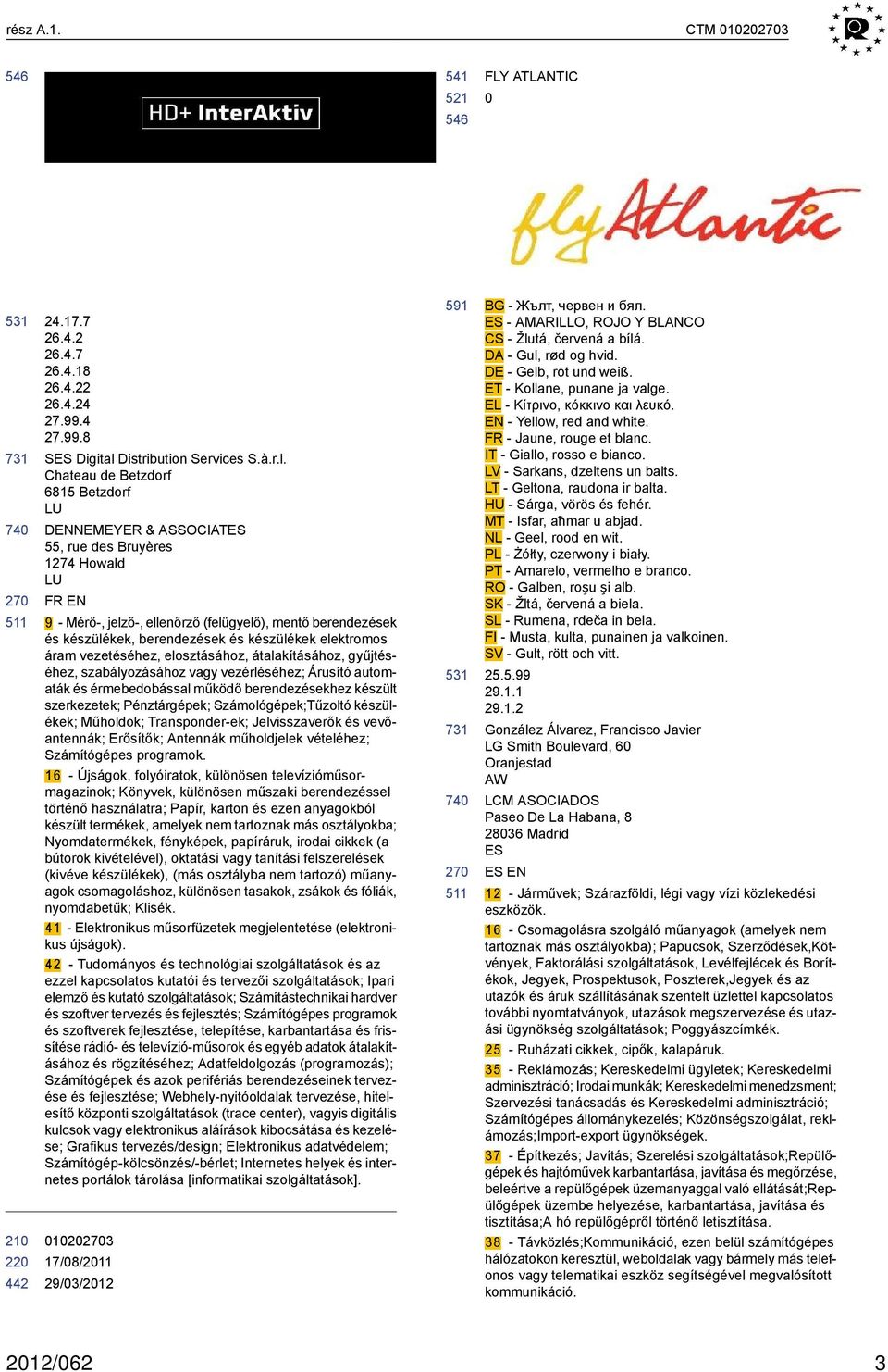 Chateau de Betzdorf 6815 Betzdorf LU NNEMEYER & ASSOCIAT 55, rue des Bruyères 1274 Howald LU FR EN 9 - Mérő-, jelző-, ellenőrző (felügyelő), mentő berendezések és készülékek, berendezések és