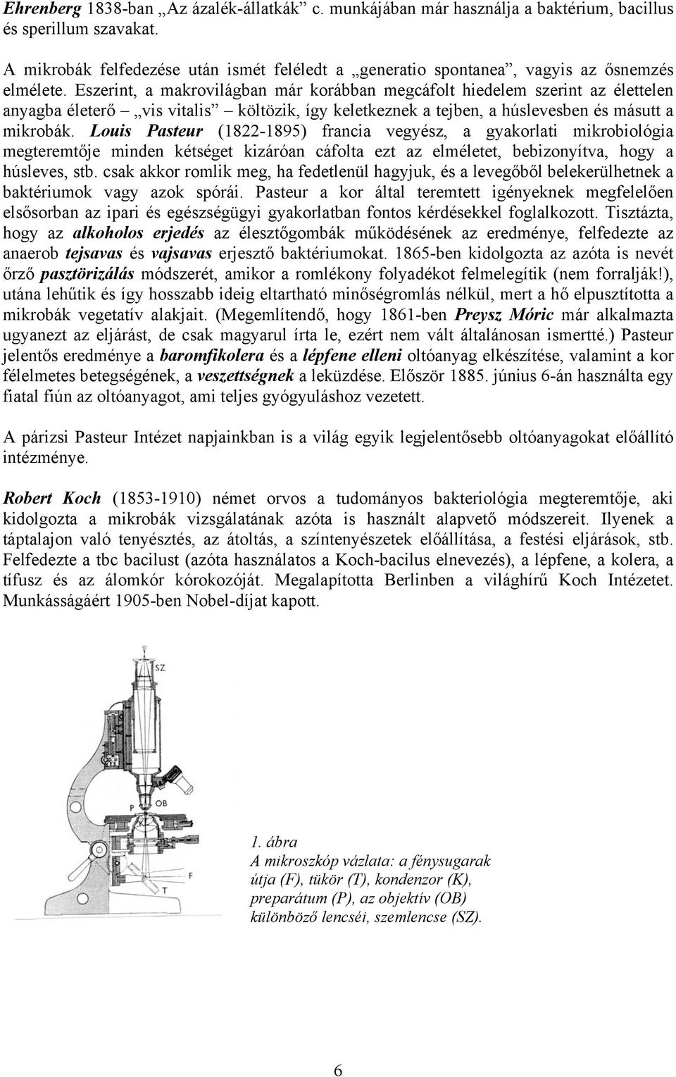 Eszerint, a makrovilágban már korábban megcáfolt hiedelem szerint az élettelen anyagba életerő vis vitalis költözik, így keletkeznek a tejben, a húslevesben és másutt a mikrobák.