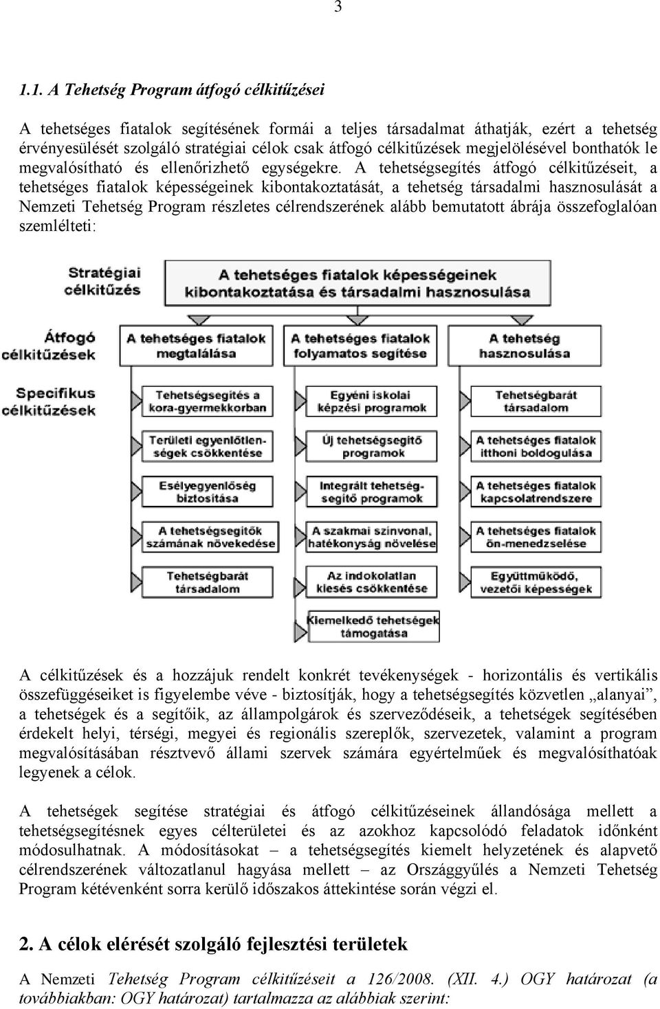 A tehetségsegítés átfogó célkitűzéseit, a tehetséges fiatalok képességeinek kibontakoztatását, a tehetség társadalmi hasznosulását a Nemzeti Tehetség Program részletes célrendszerének alább