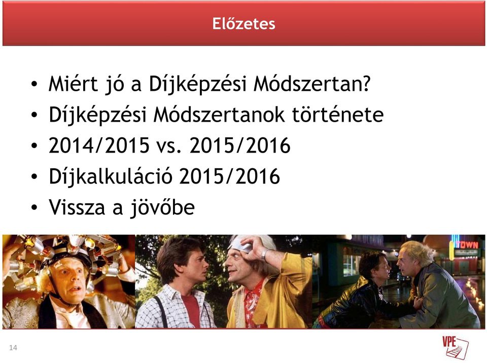 Díjképzési Módszertanok története