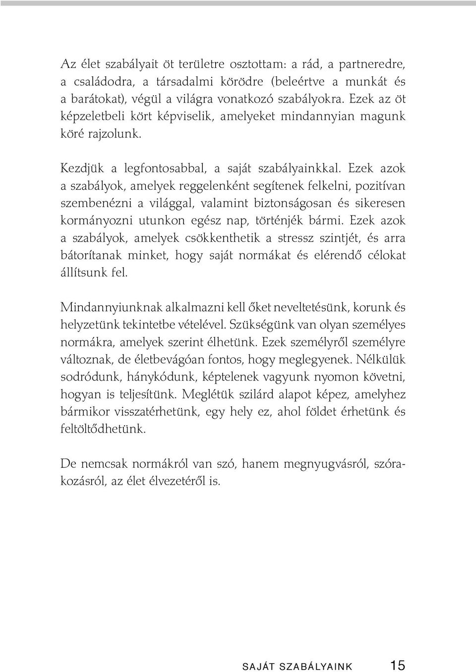 Ezek azok a szabályok, amelyek reggelenként segítenek felkelni, pozitívan szembenézni a világgal, valamint biztonságosan és sikeresen kormányozni utunkon egész nap, történjék bármi.