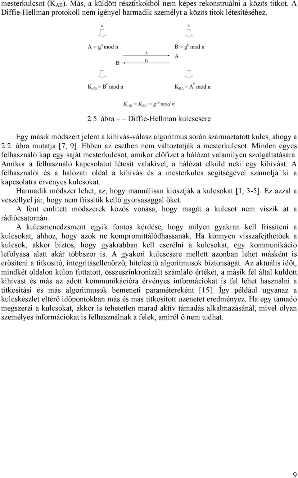 Minden egyes felhasználó kap egy saját mesterkulcsot, amikor előfizet a hálózat valamilyen szolgáltatására. Amikor a felhasználó kapcsolatot létesít valakivel, a hálózat elküld neki egy kihívást.