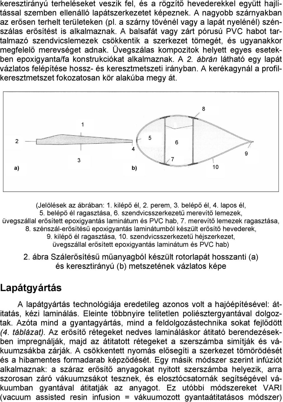 A balsafát vagy zárt pórusú PVC habot tartalmazó szendvicslemezek csökkentik a szerkezet tömegét, és ugyanakkor megfelelő merevséget adnak.