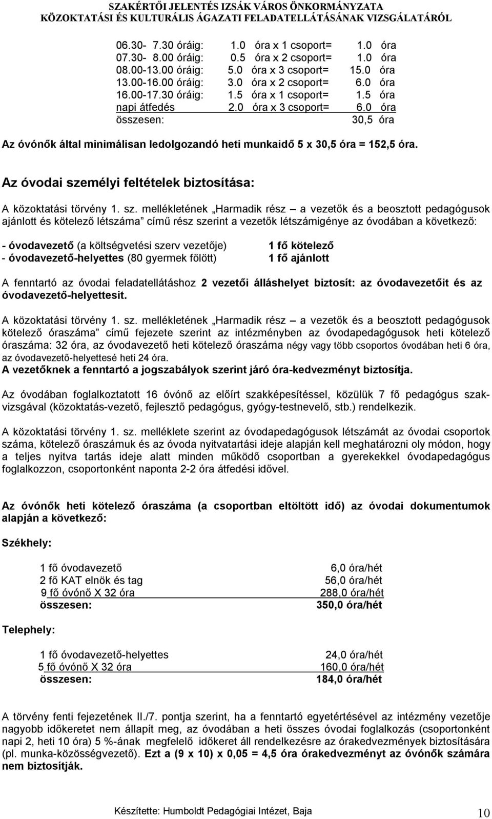 Az óvodai sze