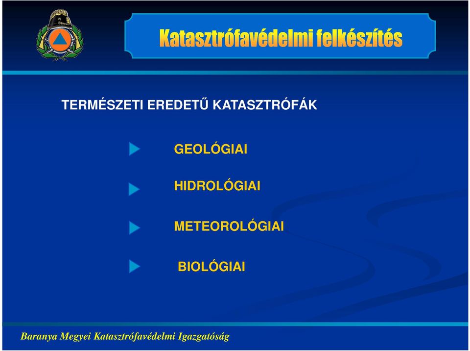 HIDROLÓGIAI METEOROLÓGIAI