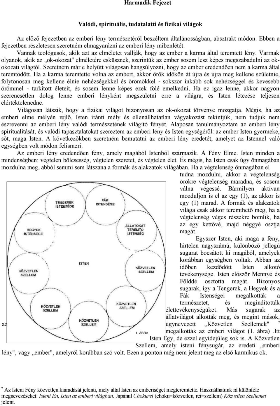 Varrnak olyanok, akik az ok-okozat" elméletére esküsznek, szerintük az ember sosem lesz képes megszabadulni az okokozati világtól.