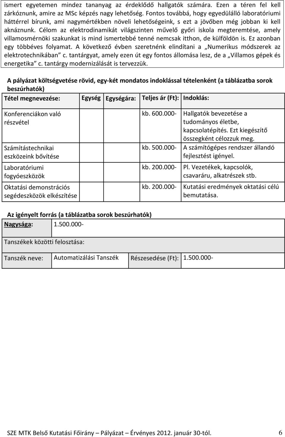 Célom az elektrodinamikát világszinten művelő győri iskola megteremtése, amely villamosmérnöki szakunkat is mind ismertebbé tenné nemcsak itthon, de külföldön is. Ez azonban egy többéves folyamat.