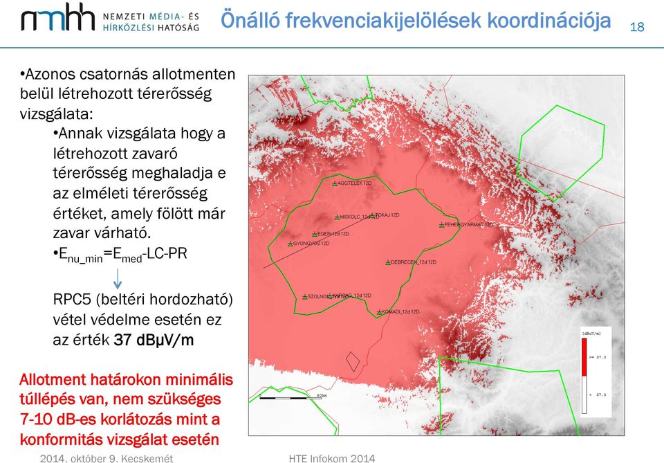 amely fölött már zavar várható.