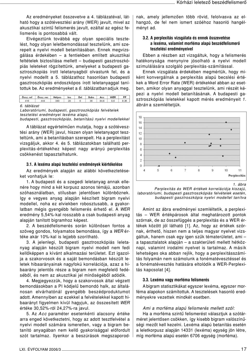 Elvégeztünk továbbá egy olyan speciális tesztelést, hogy olyan leletbemondással tesztelünk, ami szerepelt a nyelvi modell betanításában.