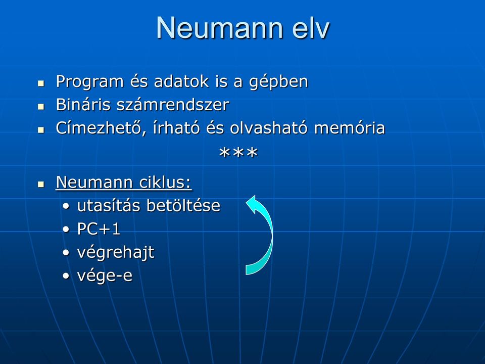 írható és olvasható memória Neumann