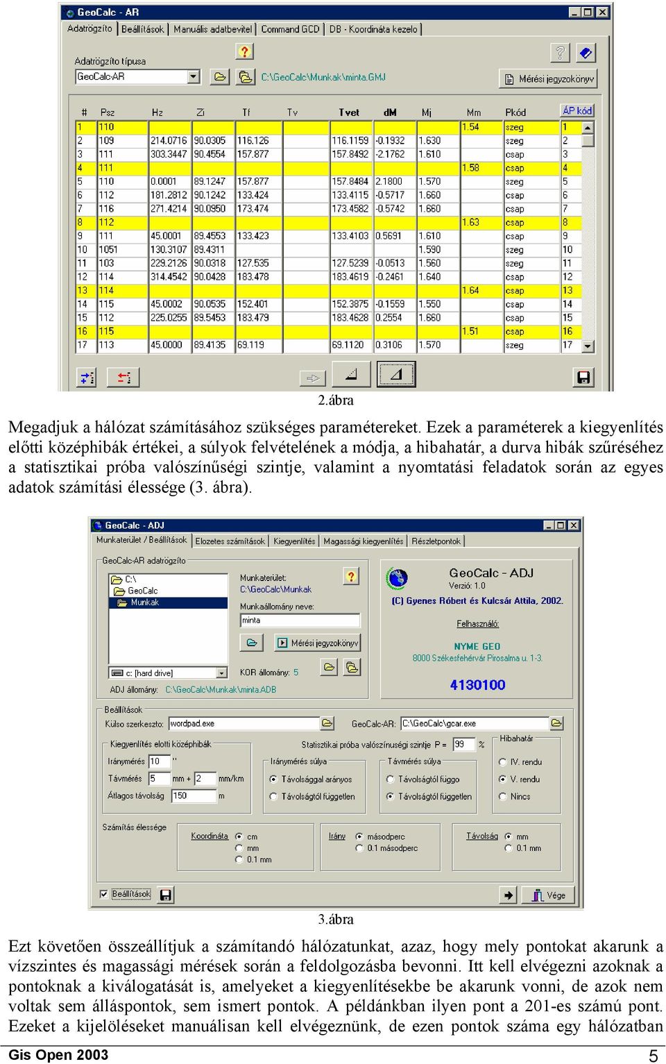 feladatok során az egyes adatok számítási élessége (3. ábra). 3.