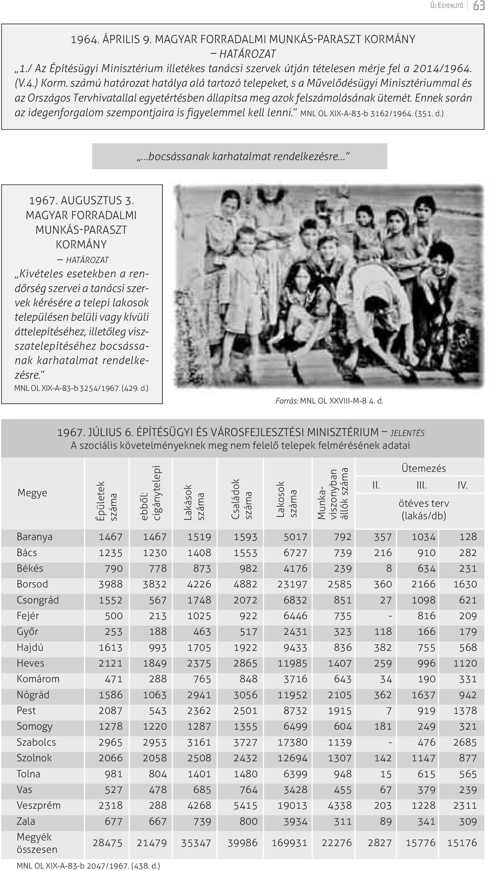 Ennek során az idegenforgalom szempontjaira is figyelemmel kell lenni. MNL OL XIX-A-83-b 3162/1964. (351. d.) bocsássanak karhatalmat rendelkezésre 1967. AUGUSZTUS 3.