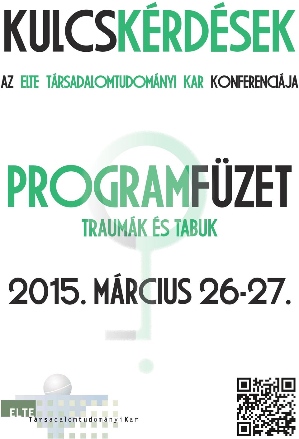 konferenciája programfüzet