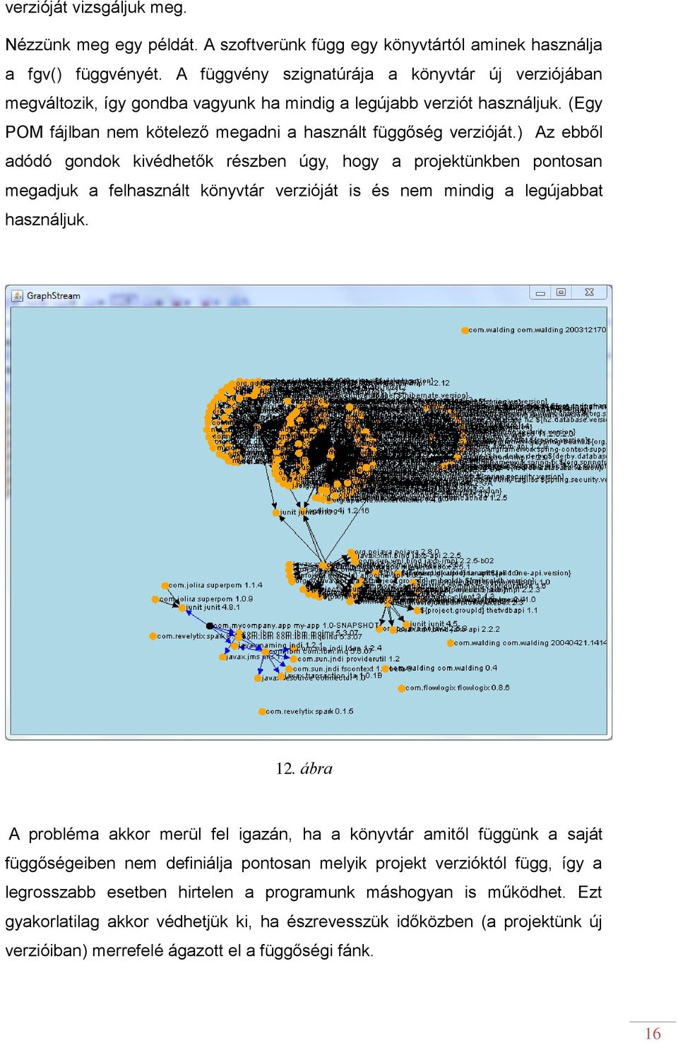 ) Az ebből adódó gondok kivédhetők részben úgy, hogy a projektünkben pontosan megadjuk a felhasznált könyvtár verzióját is és nem mindig a legújabbat használjuk. 12.