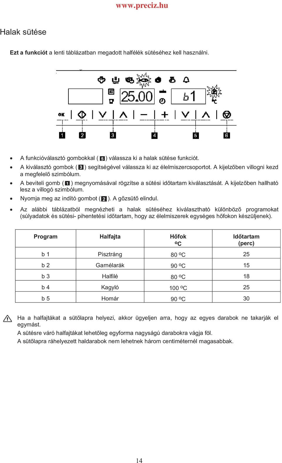 A kijelzben hallható lesz a villogó szimbólum. Nyomja meg az indító gombot ( ). A gzsüt elindul.