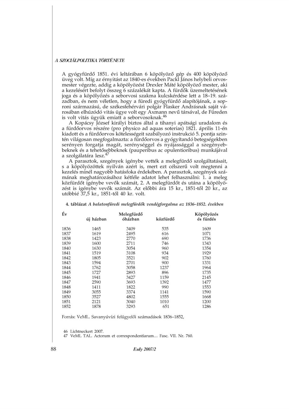 A fürdõk üzemeltetésének joga és a köpölyözés a seborvosi szakma kulcskérdése lett a 18 19.