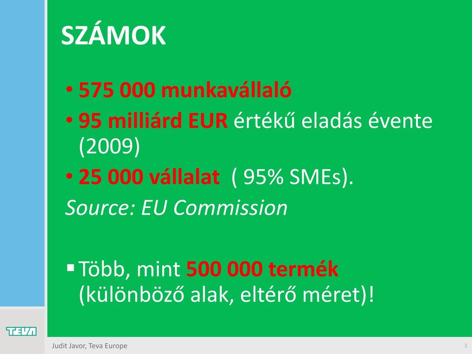 Source: EU Commission Több, mint 500 000 termék