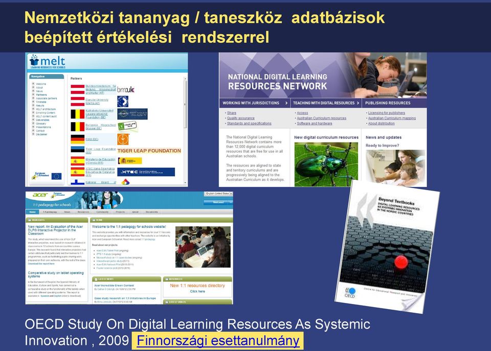 rendszerrel OECD Study On Digital Learning