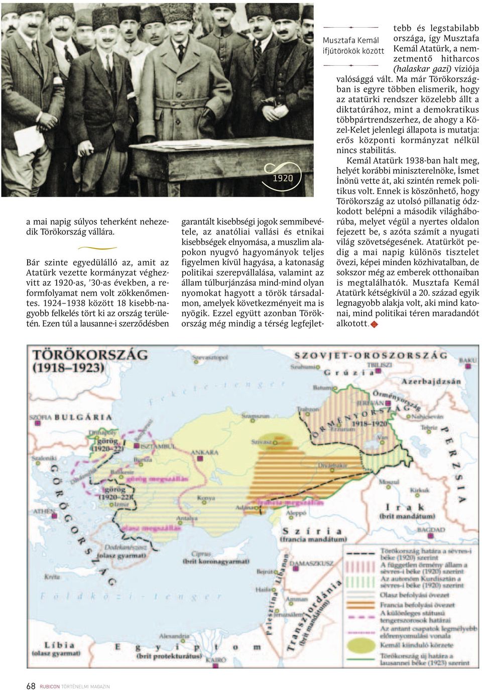 1924 1938 között 18 kisebb-na - gyobb felkelés tört ki az ország területén.