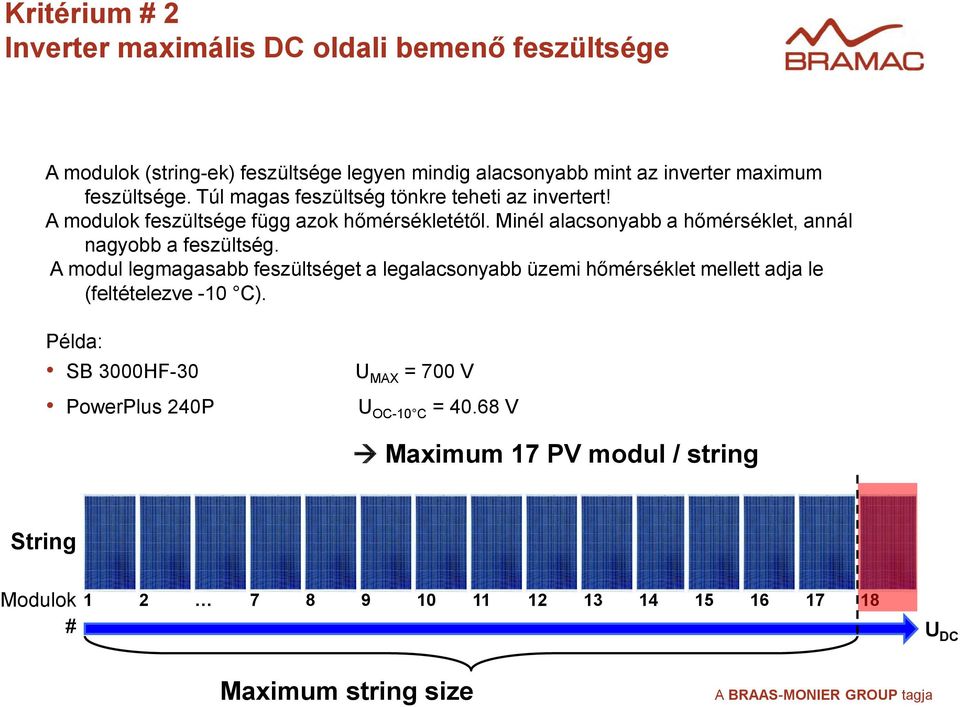 Minél alacsonyabb a hőmérséklet, annál nagyobb a feszültség.