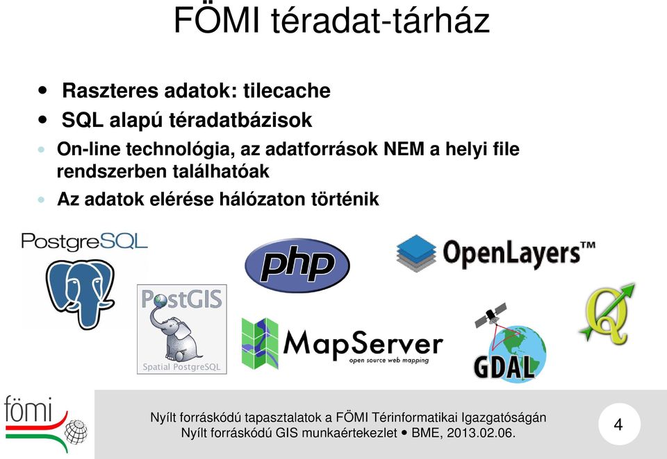 az adatforrások NEM a helyi file rendszerben