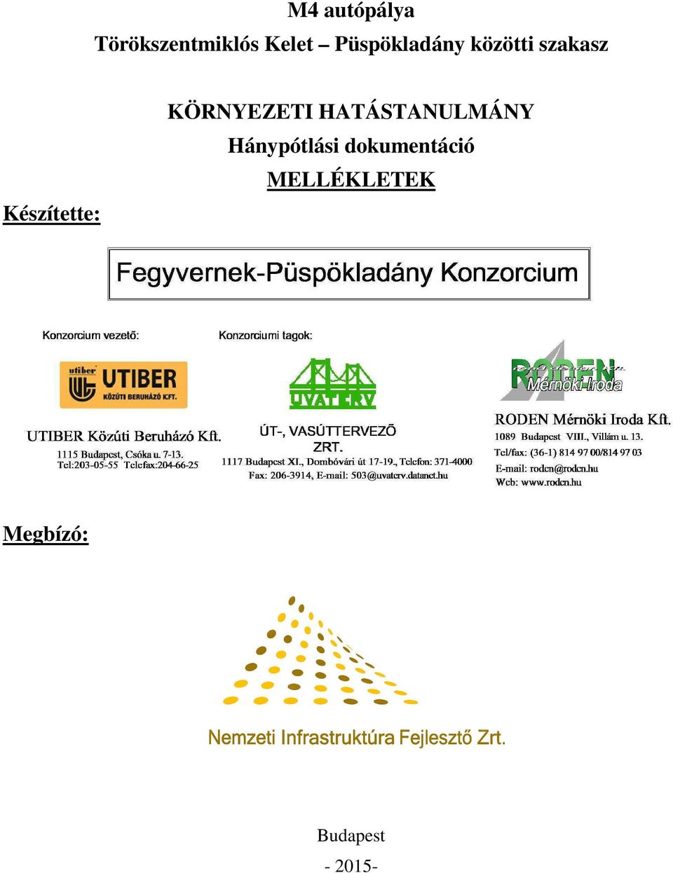 KÖRNYEZETI HATÁSTANULMÁNY