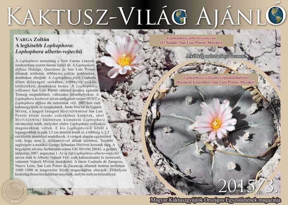 A Lophophora fricii Coahuila állam délnyugati sarkában, többnyire sziklás területeken, dombokon honos.