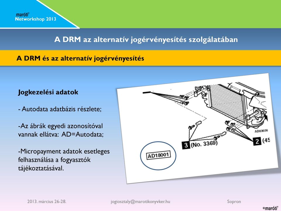 AD=Autodata; -Micropayment adatok esetleges felhasználása a