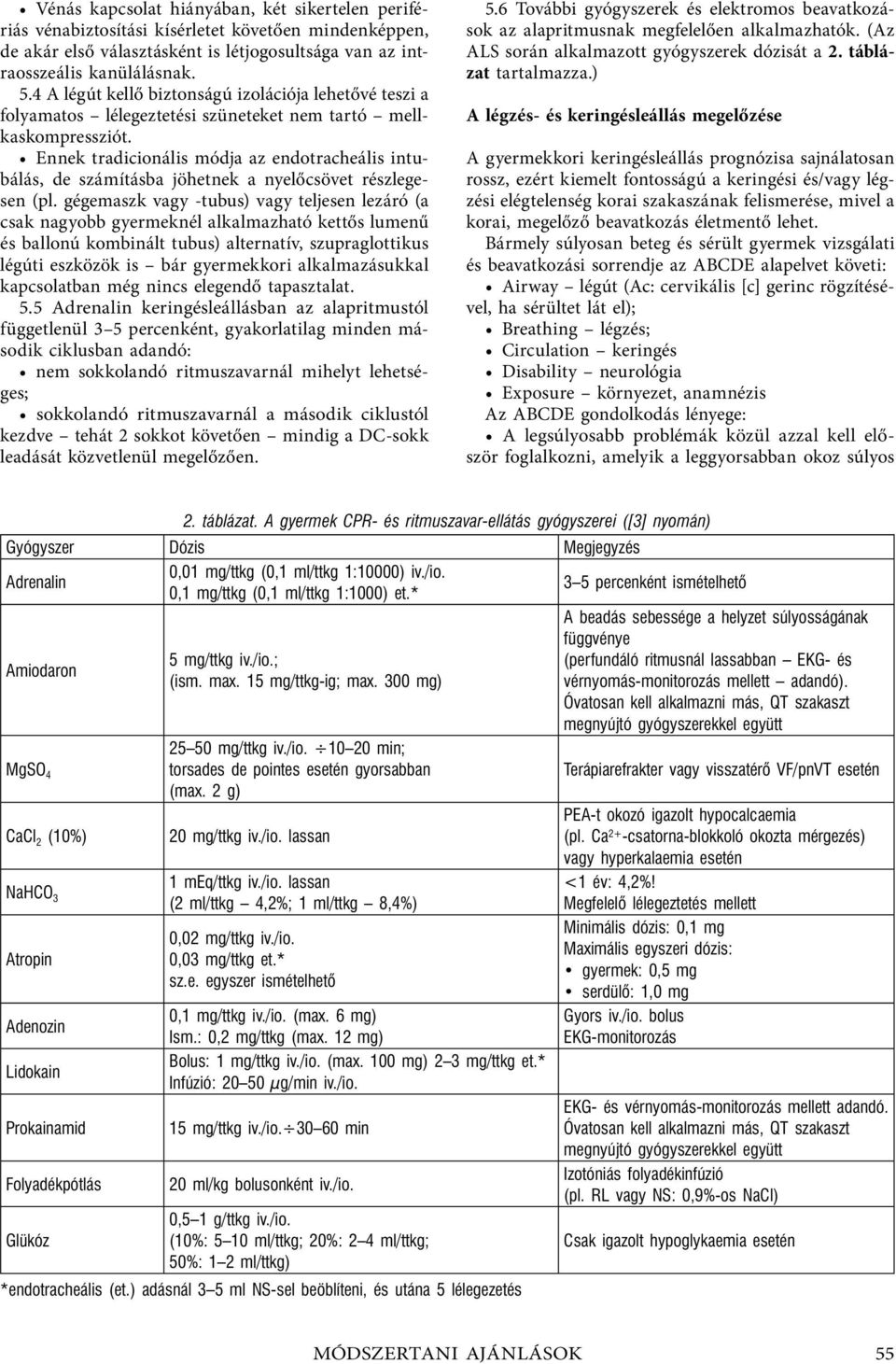 Ennek tradicionális módja az endotracheális intubálás, de számításba jöhetnek a nyelőcsövet részlegesen (pl.