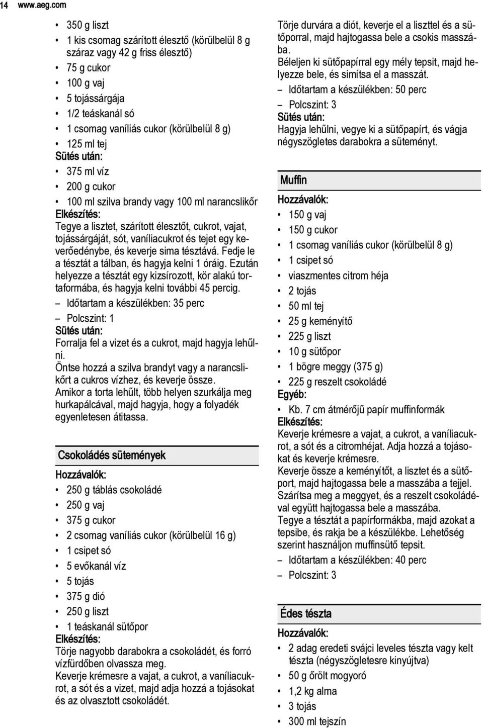 Sütés után: 375 ml víz 200 g cukor 100 ml szilva brandy vagy 100 ml narancslikőr Tegye a lisztet, szárított élesztőt, cukrot, vajat, tojássárgáját, sót, vaníliacukrot és tejet egy keverőedénybe, és