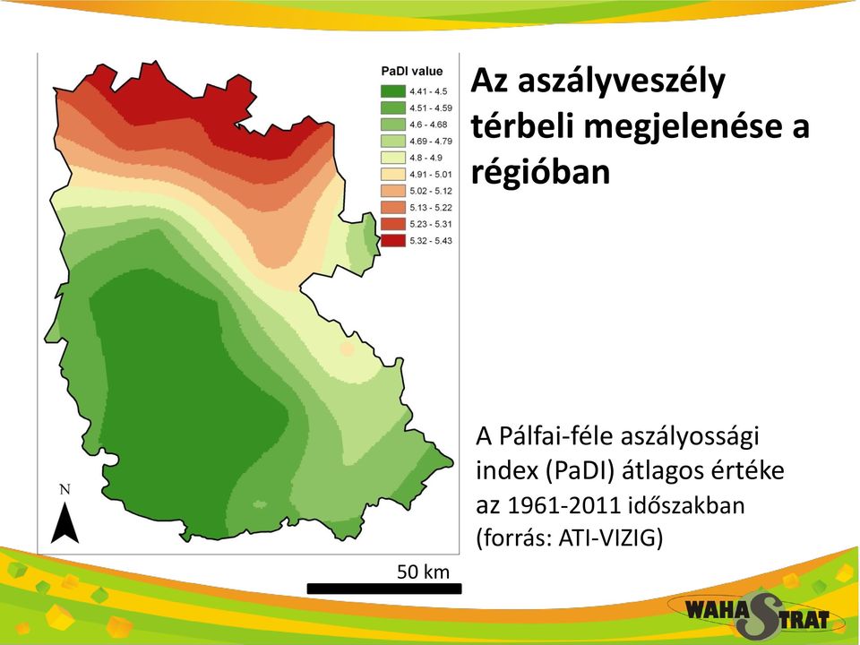 aszályossági index (PaDI) átlagos