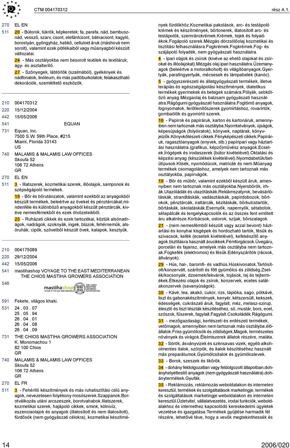 nem sorolt), valamint ezek pótlékaiból vagy műanyagból készült változatai. 24 - Más osztályokba nem besorolt textilek és textiláruk; ágy- és asztalterítő.