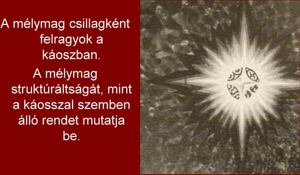 A mélymag struktúráltságát,