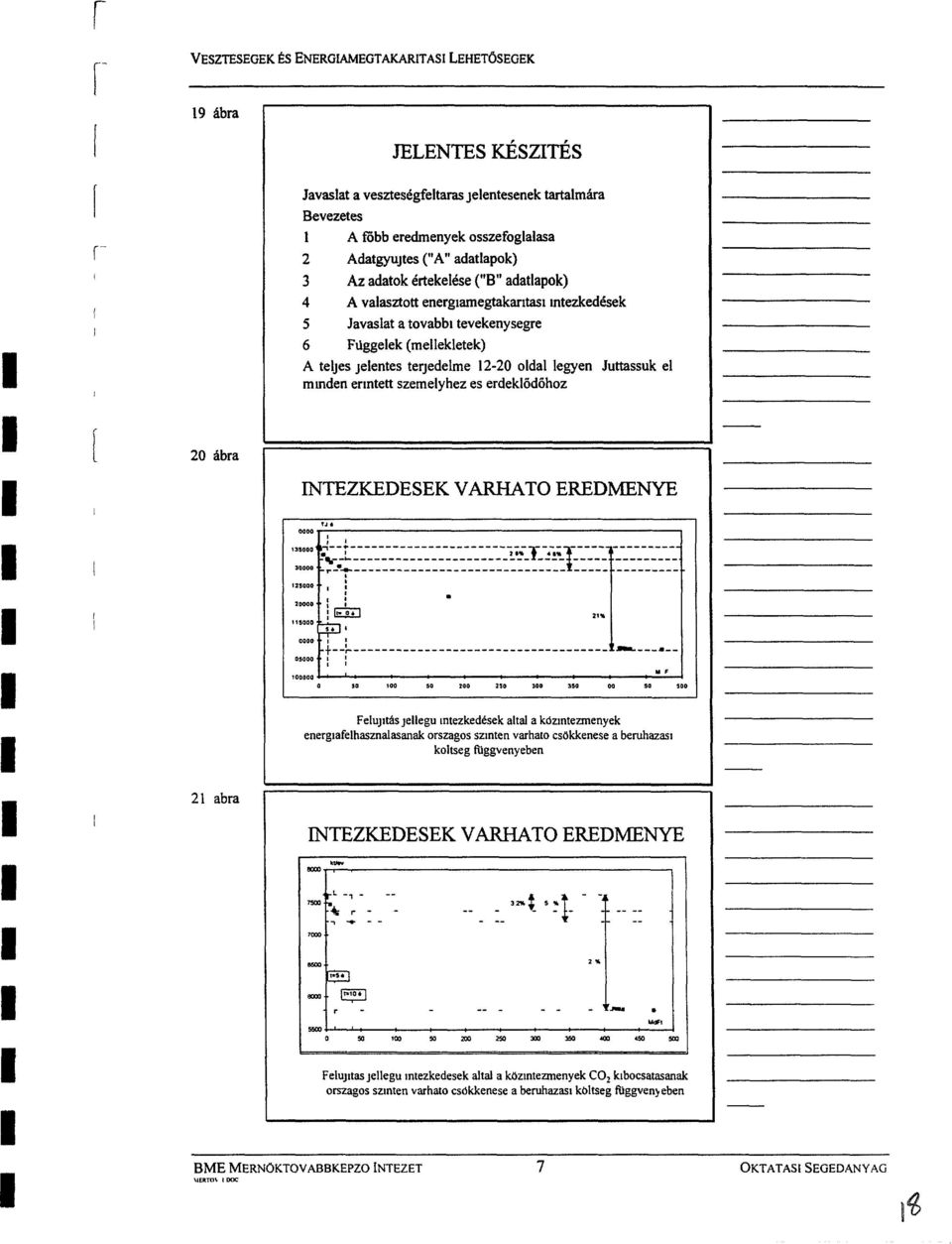 energiamegtakantas~ lntezkedesek 5 Javaslat a tovabb~ tevekenysegre 6 Fdggelek (mellekletek) A teljes jelentes terjedelme 12-20 oldal legyen Juttassuk el rnlnden erlntea szemelyhez es erdekl6dbhoz