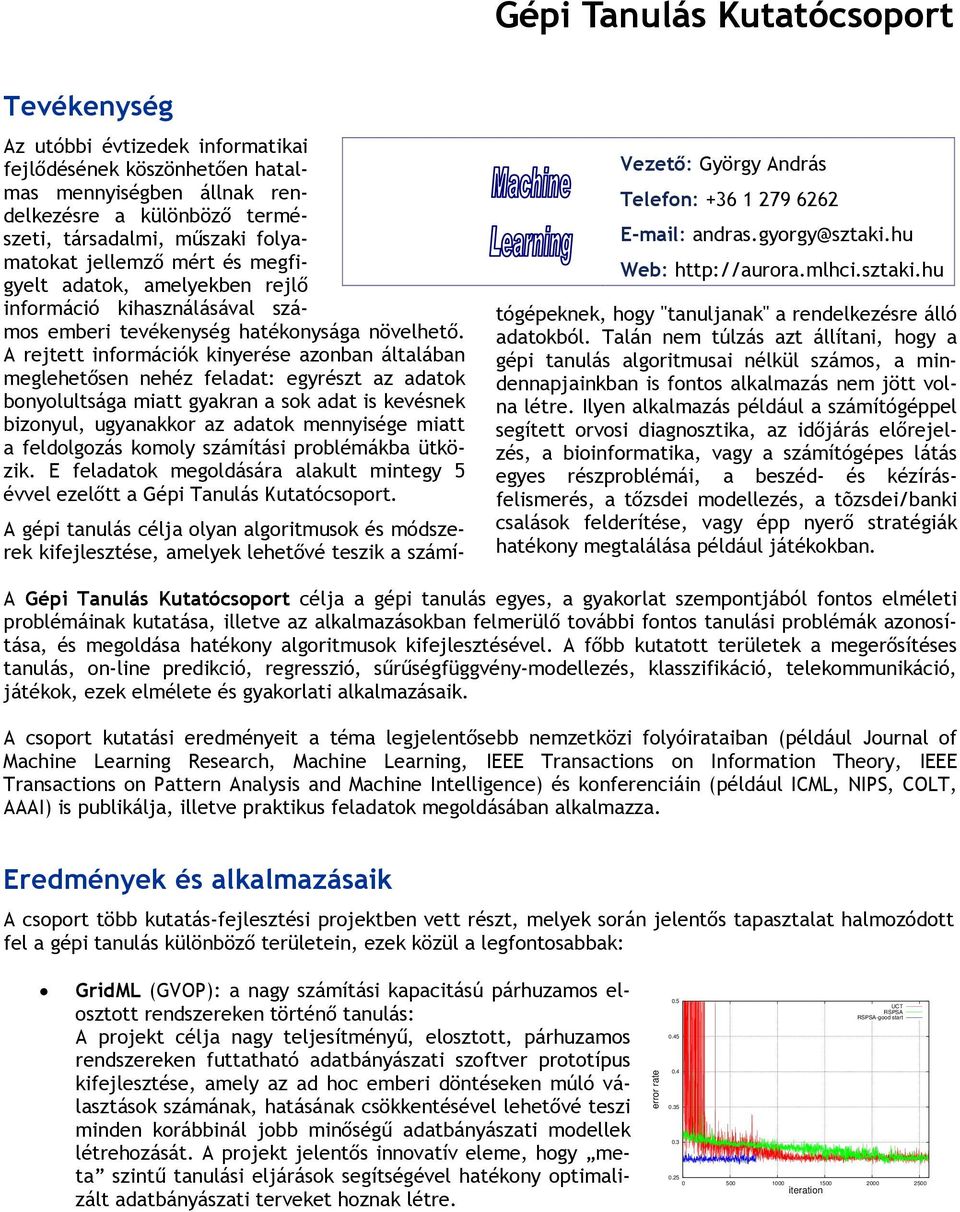 hu Az utóbbi évtizedek informatikai fejlődésének köszönhetően hatalmas mennyiségben állnak rendelkezésre a különböző természeti, társadalmi, műszaki folyamatokat jellemző mért és megfigyelt adatok,