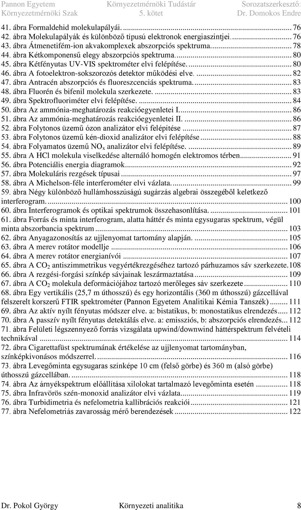 ábra Antracén abszorpciós és fluoreszcenciás spektruma.... 83 48. ábra Fluorén és bifenil molekula szerkezete.... 83 49. ábra Spektrofluoriméter elvi felépítése.... 84 50.