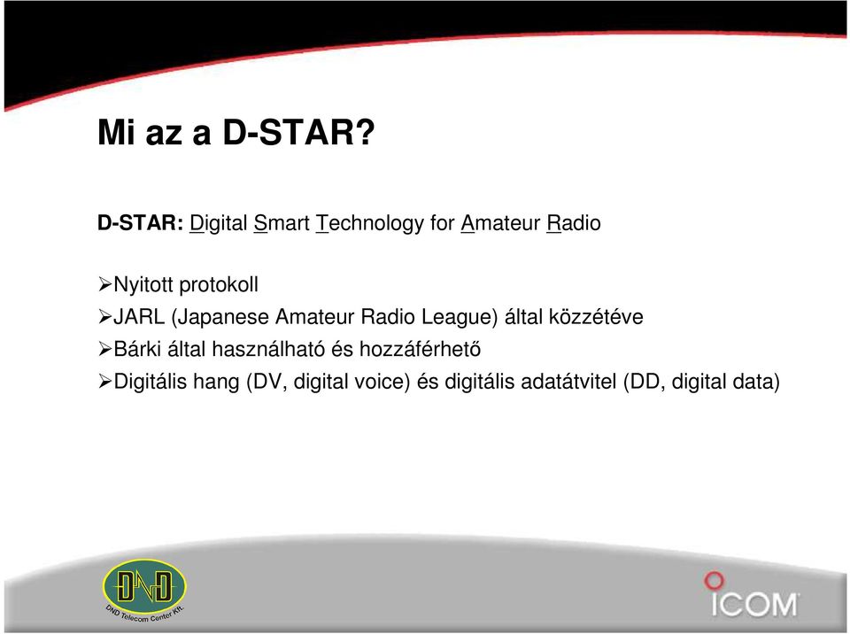 protokoll JARL (Japanese Amateur Radio League) által közzétéve