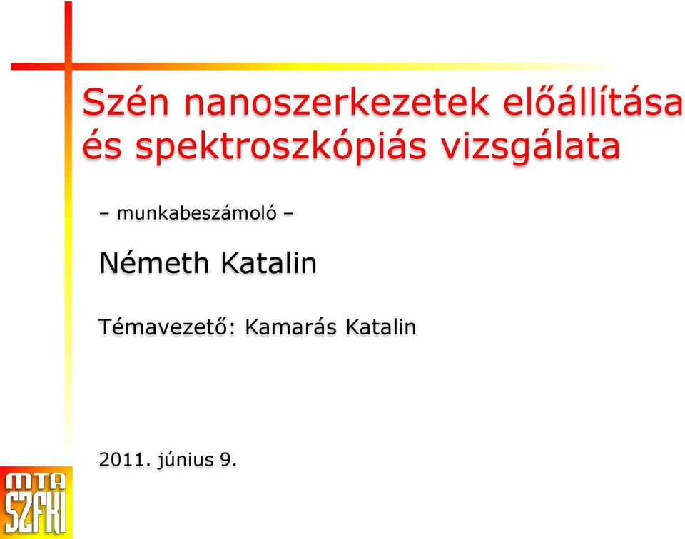 munkabeszámoló Németh Katalin