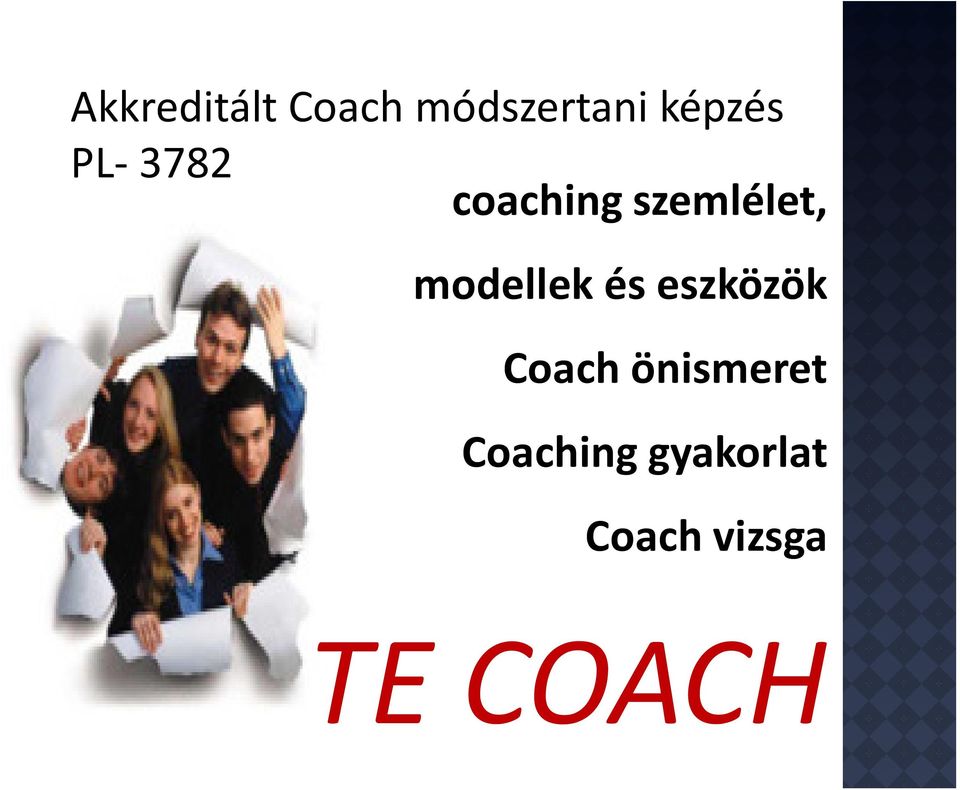 modellek és eszközök Coach