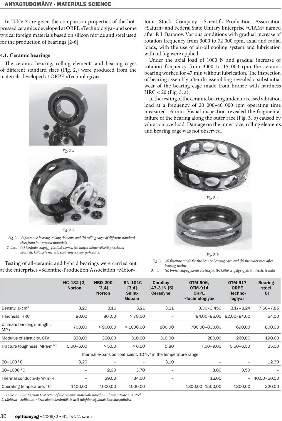 ) were produced from the materials developed at ORPE «Technologiya». Joint Stock Company «Scientific-Production Association «Saturn» and Federal State Unitary Enterprise «CIAM» named after P. I.