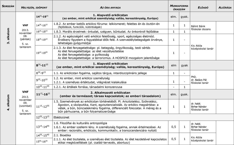 Az ember kettős erkölcsi fóruma: lelkiismeret; felettes én és ösztön-én (fejlődésük, funkcióik, különbségek) 16 20-18 15 1.8.3. Morális érzelmek: öntudat, szégyen, bűntudat.