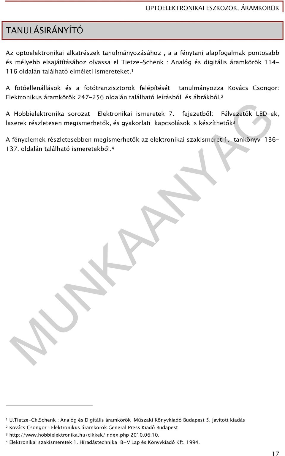 2 A Hobbielektronika sorozat Elektronikai ismeretek 7.