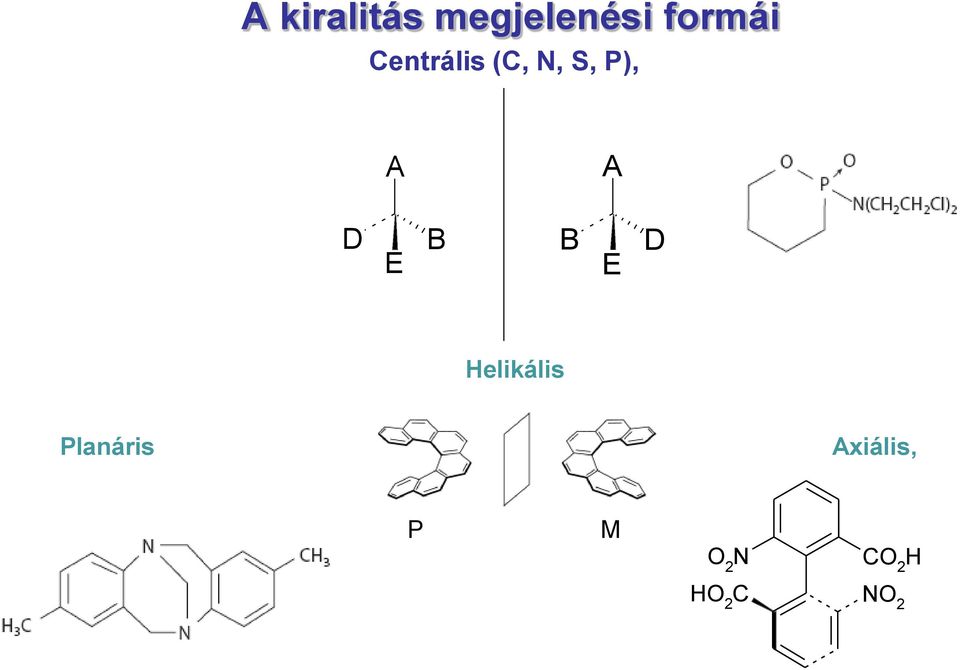 B B E D Helikális Planáris