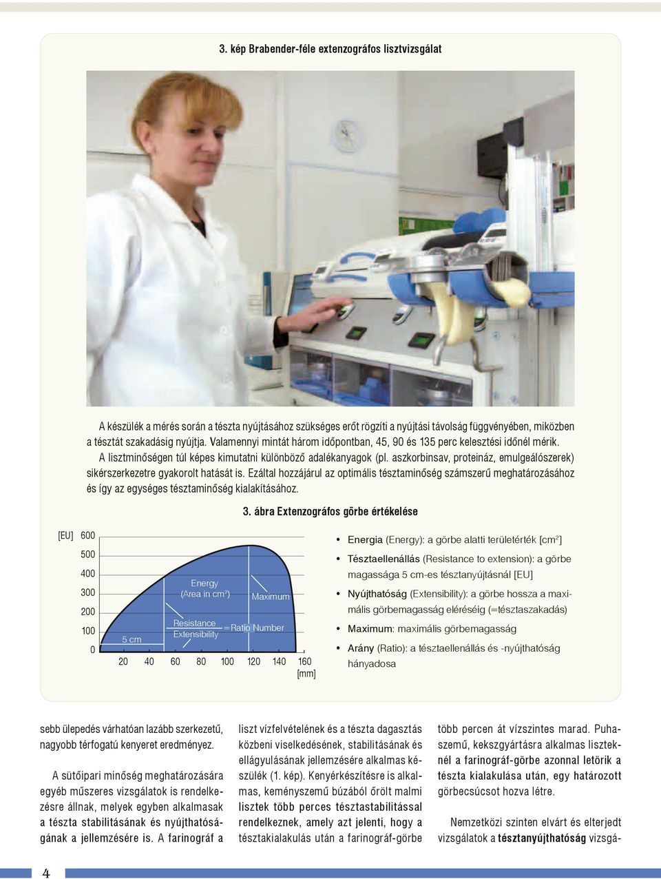 aszkorbinsav, proteináz, emulgeálószerek) sikérszerkezetre gyakorolt hatását is.