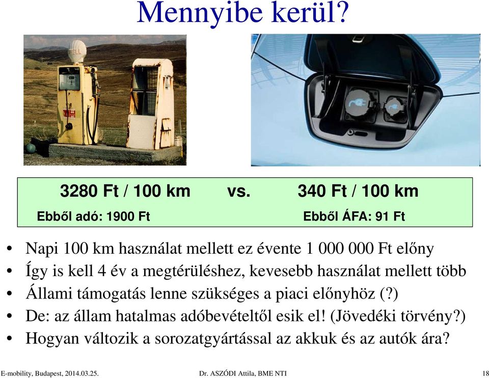 is kell 4 év a megtérüléshez, kevesebb használat mellett több Állami támogatás lenne szükséges a piaci előnyhöz (?