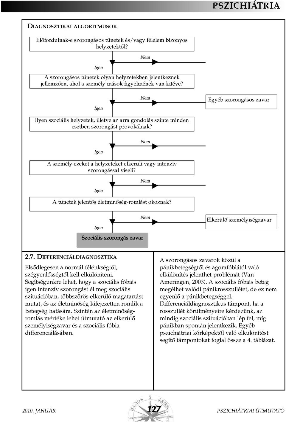 Igen Nem Egyéb szorongásos zavar Ilyen szociális helyzetek, illetve az arra gondolás szinte minden esetben szorongást provokálnak?