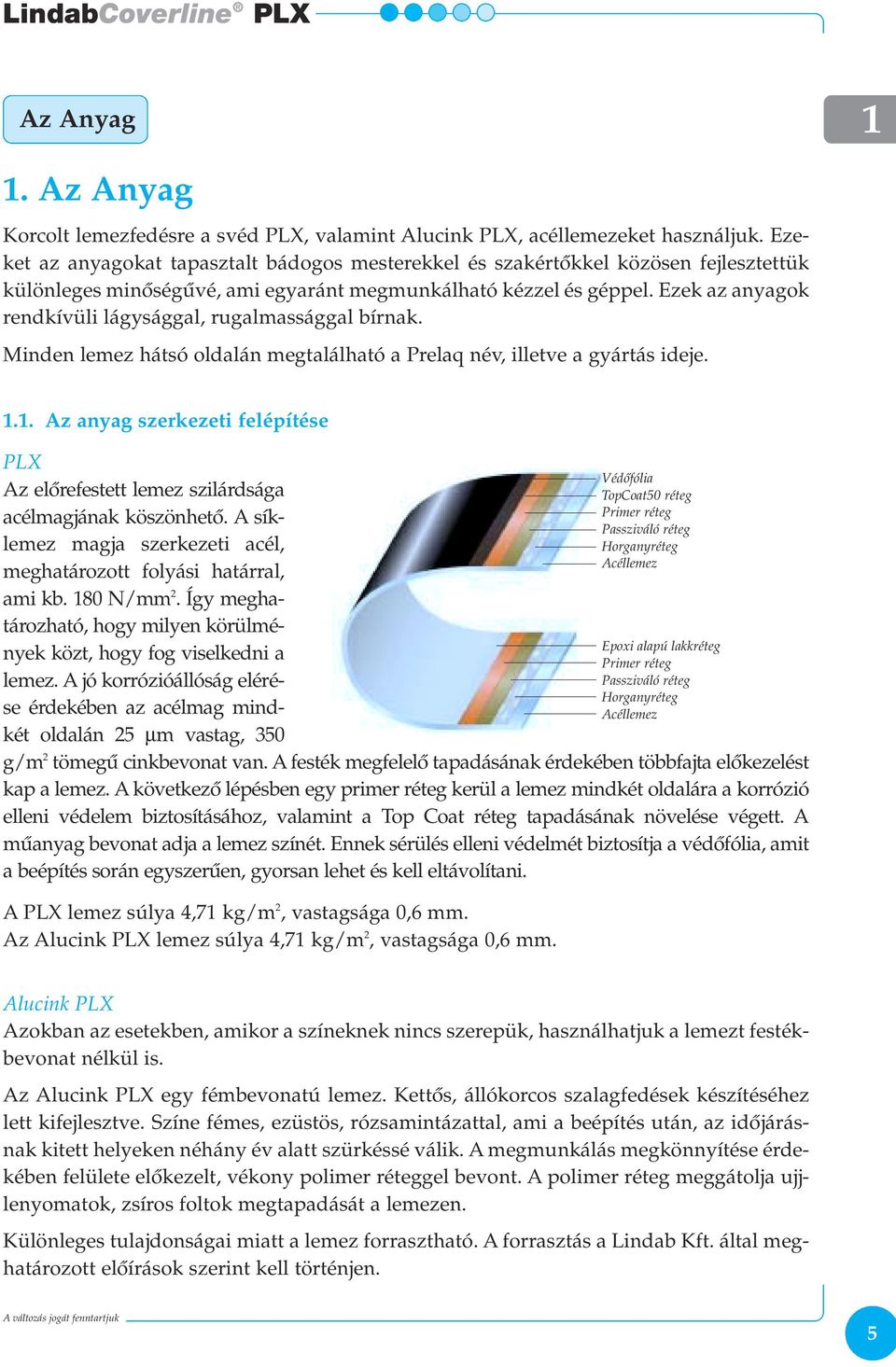 Ezek az anyagok rendkívüli lágysággal, rugalmassággal bírnak. Minden lemez hátsó oldalán megtalálható a Prelaq név, illetve a gyártás ideje. 1.