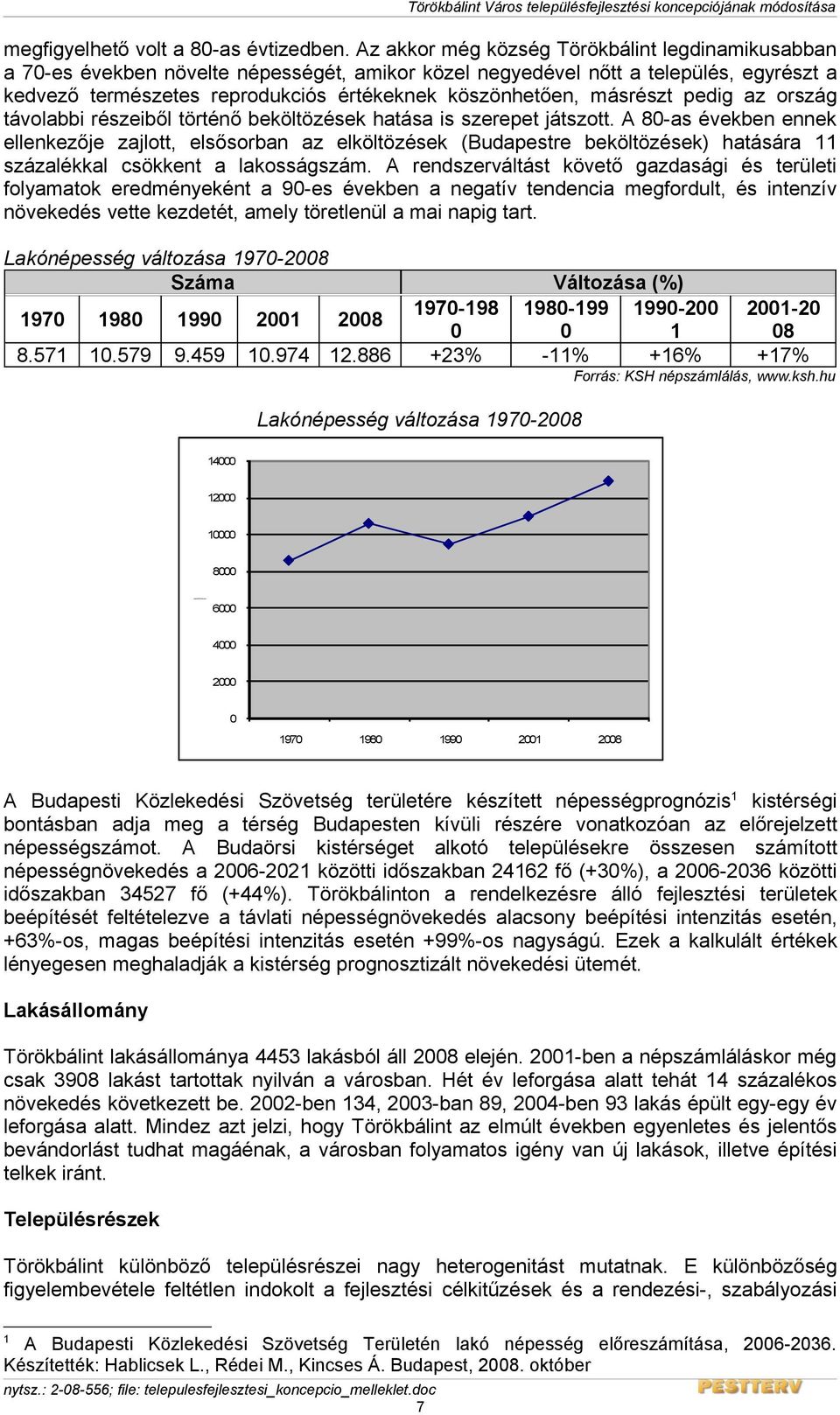 másrészt pedig az ország távolabbi részeiből történő beköltözések hatása is szerepet játszott.